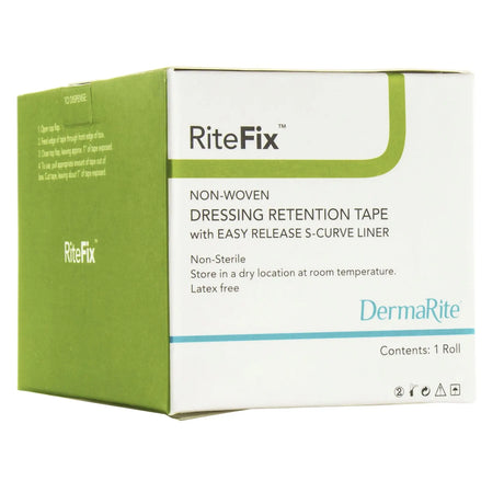 RiteFix™ Nonwoven Dressing Retention Tape, 6 Inch x 11 Yard, White RiteFix™
