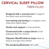 Roscoe Medical Cervical Indentation Pillow Roscoe Medical