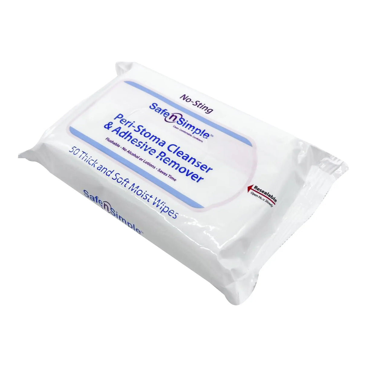 Safe n Simple™ Adhesive Remover Wipes - getMovility