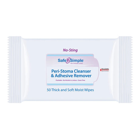 Safe n Simple™ Adhesive Remover Wipes - getMovility