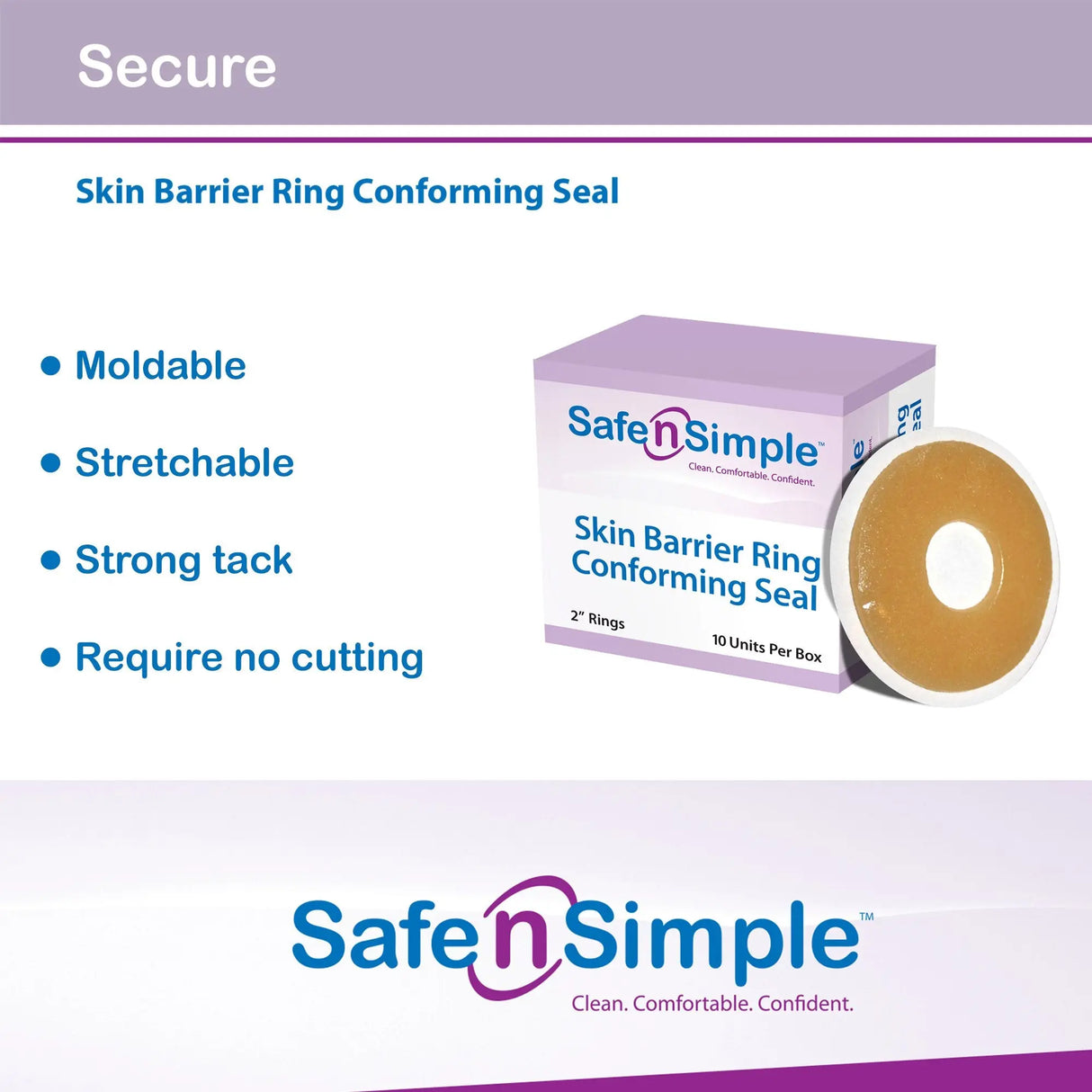 Safe-n'Simple Adhesive Barrier Ring Safe-n'Simple