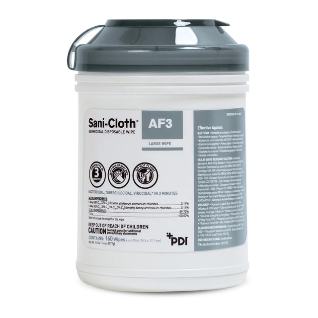 Sani-Cloth® AF3 Surface Disinfectant Cleaner Wipe, Large Canister Sani-Cloth® AF3