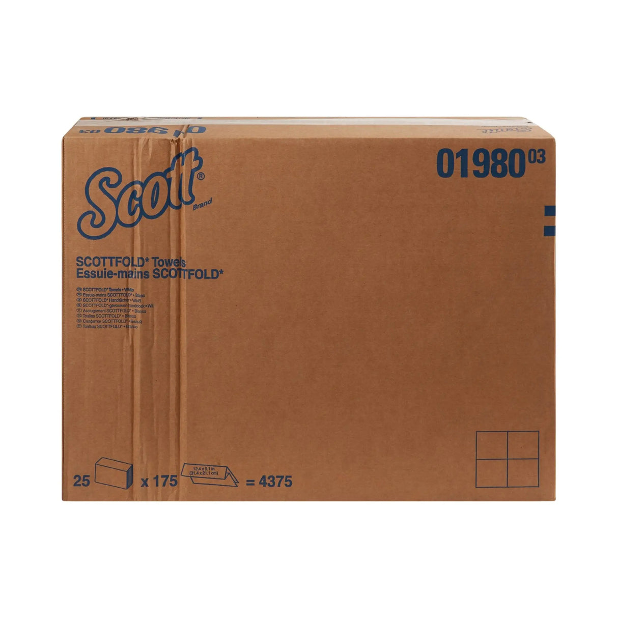 Scott Pro Scottfold Paper Towels Multi-Fold, 9.4 X 12.4 Inch, White Scott® Scottfold®