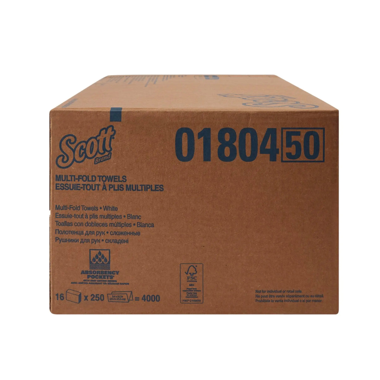 Scott® Essential Paper Towels, Multi-Fold, 9¼ x 9½ Inch Scott®