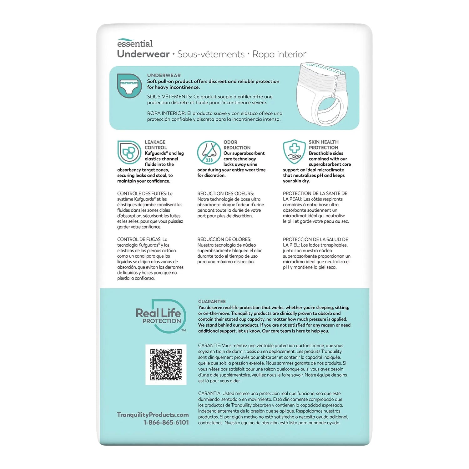 Select® Absorbent Underwear, Pediatric Tranquility® Essential