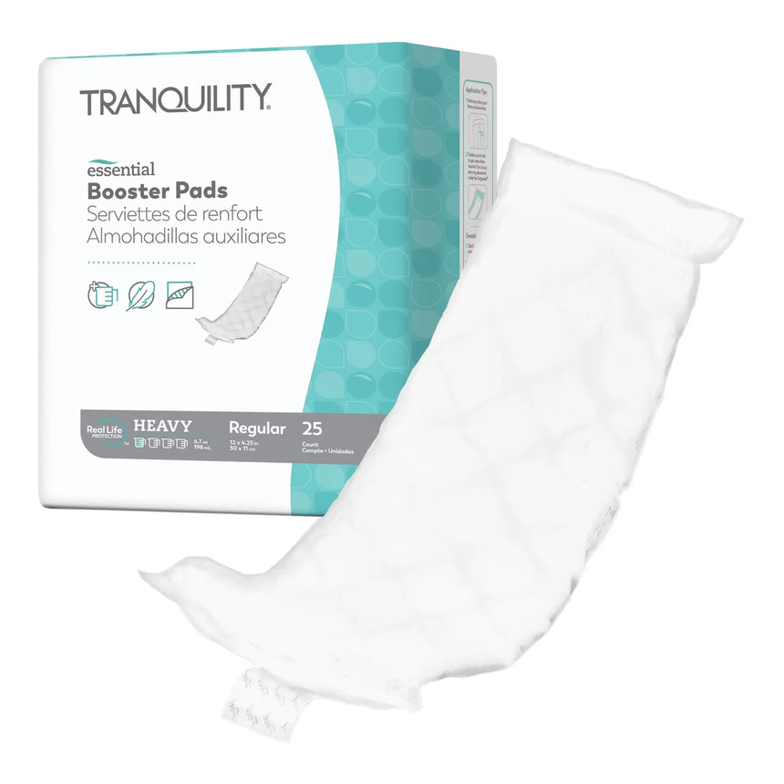 Select® Added Absorbency Incontinence Booster Pad, 4¼ x 12 Inch - getMovility