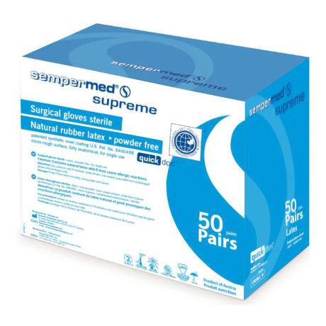 Sempermed® Supreme Latex Surgical Glove, Size 9, Ivory Sempermed® Supreme