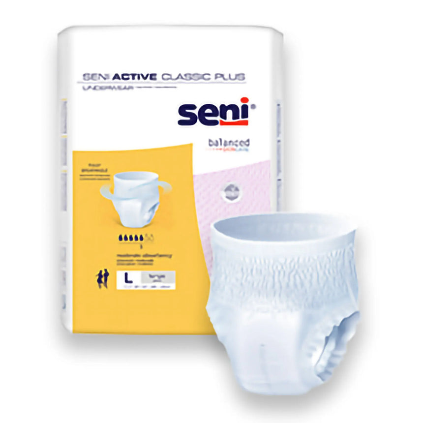 Seni® Active Classic Plus Moderate Absorbent Underwear, Large Seni® Active Classic Plus