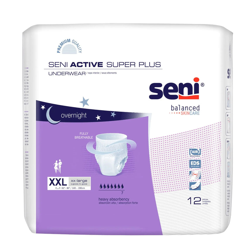 seni super plus pull-up underwear heavy absorbency for seniors