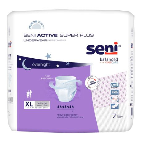 Seni® Active Super Plus Heavy Absorbent Underwear, Extra Large Seni® Active Super Plus