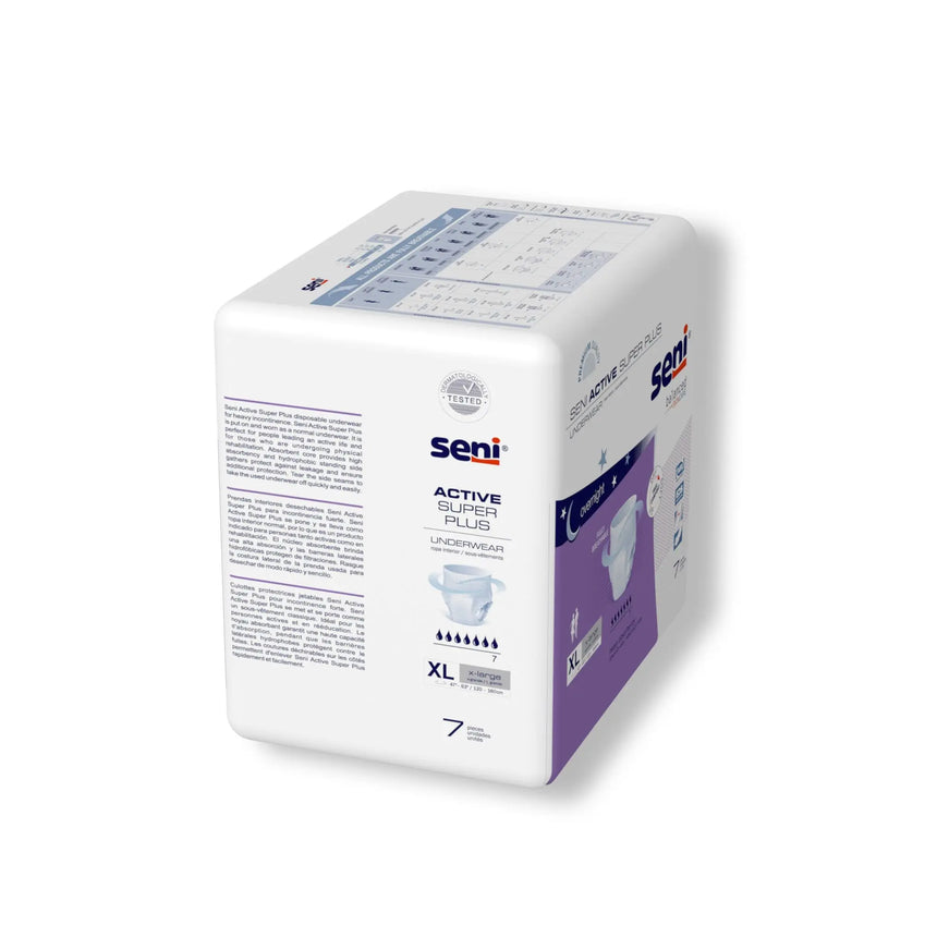 Seni® Active Super Plus Heavy Absorbent Underwear, Extra Large Seni® Active Super Plus