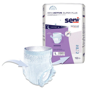 Seni® Active Super Plus Heavy Absorbent Underwear, Large Seni® Active Super Plus