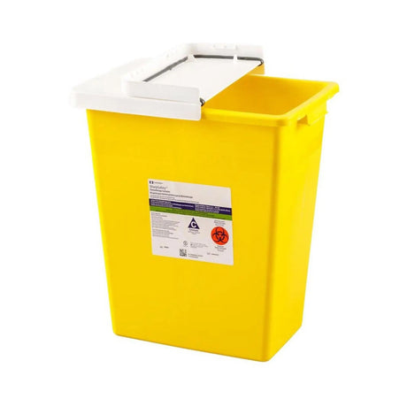 SharpSafety™ Chemotherapy Waste Container, 2 Gallon, 10 x 10½ x 7¼ Inch SharpSafety™