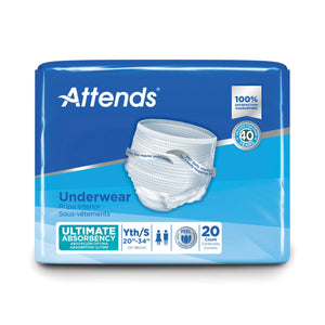 Attends® Advanced Underwear, Youth / Small Attends® Advanced