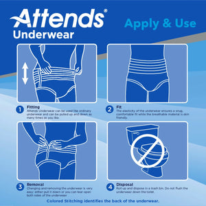 Attends® Advanced Underwear, Youth / Small Attends® Advanced