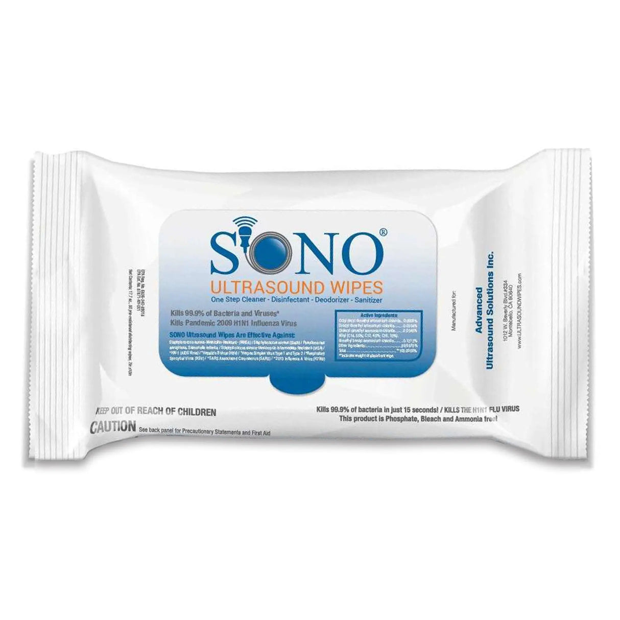 Sono® Premoistened Surface Disinfectant Cleaner Wipes, 50ct Sono®