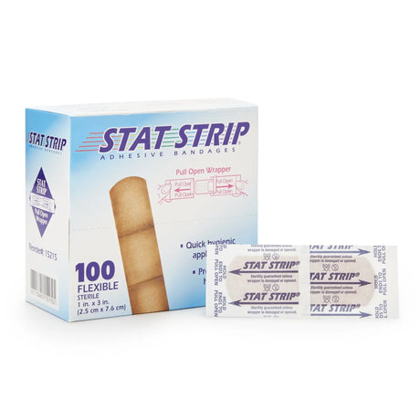 Stat Strip® Adhesive Strip, 1 x 3 Inch - getMovility