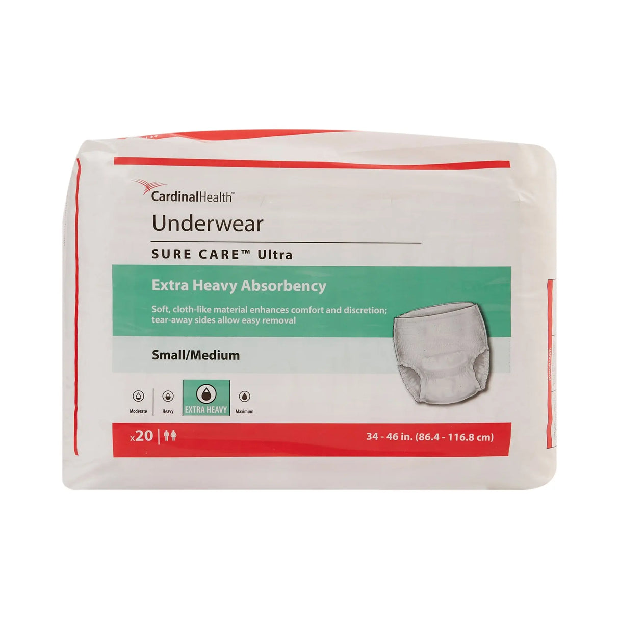 Sure Care™ Ultra Extra Heavy Absorbent Underwear, Medium Sure Care™ Ultra