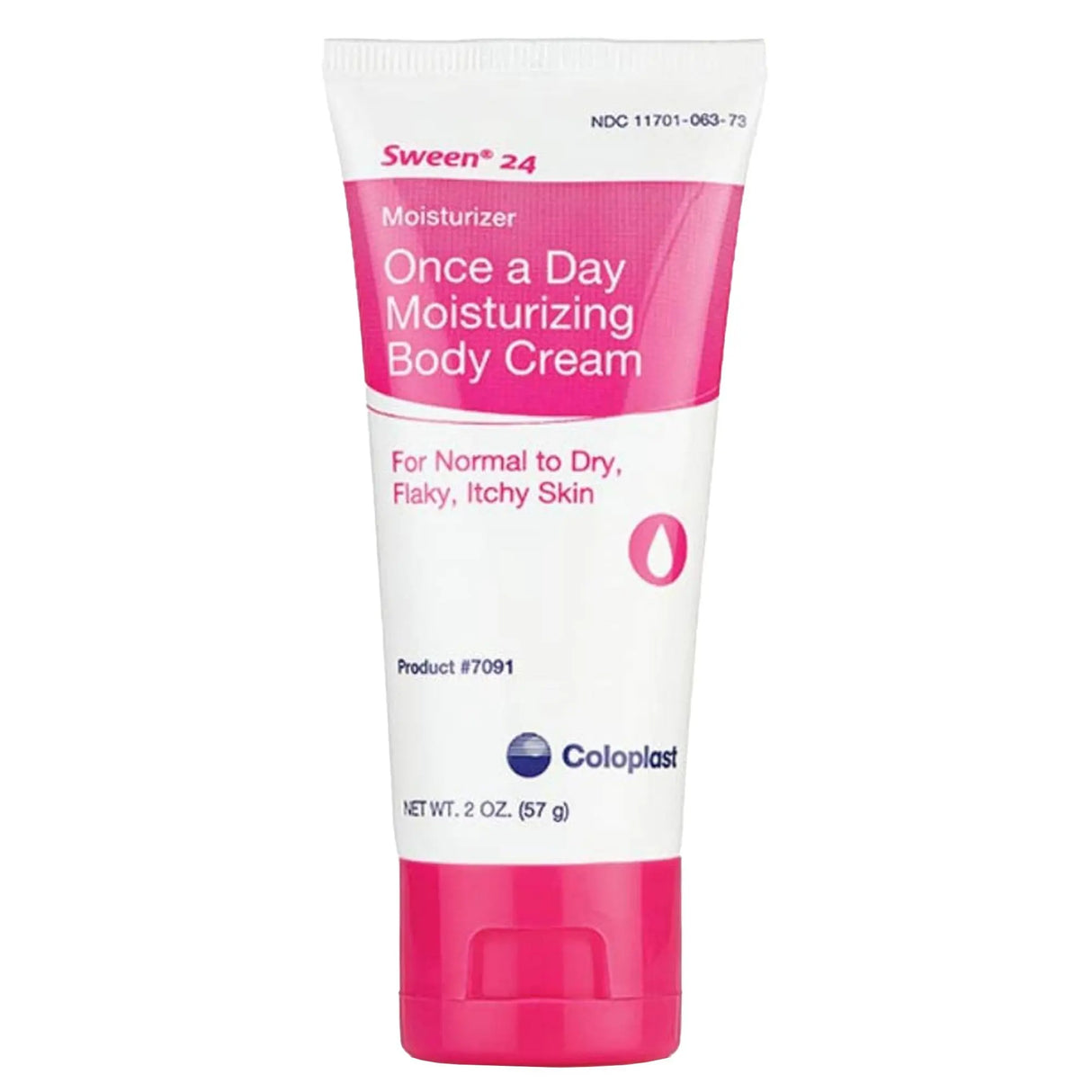 Sween 24 Hand and Body Moisturizer, Unscented, CHG Compatible Cream, 2 oz Sween® 24