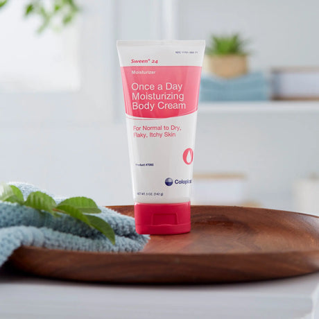 Sween® 24 Hand and Body Moisturizer, 5 oz. Tube Unscented Cream CHG Compatible Sween® 24