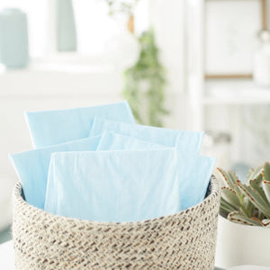 TENA Regular Underpads, Light Absorbency, Blue, Disposable, Latex-Free TENA® Regular