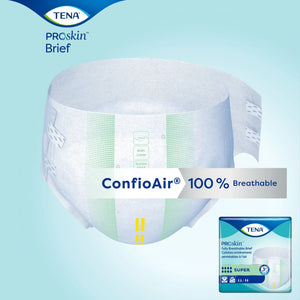 TENA Super Adult Heavy-Absorbent Incontinence Brief, Medium TENA ProSkin™ Super