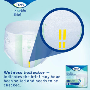 TENA Super Adult Heavy-Absorbent Incontinence Brief, Medium TENA ProSkin™ Super