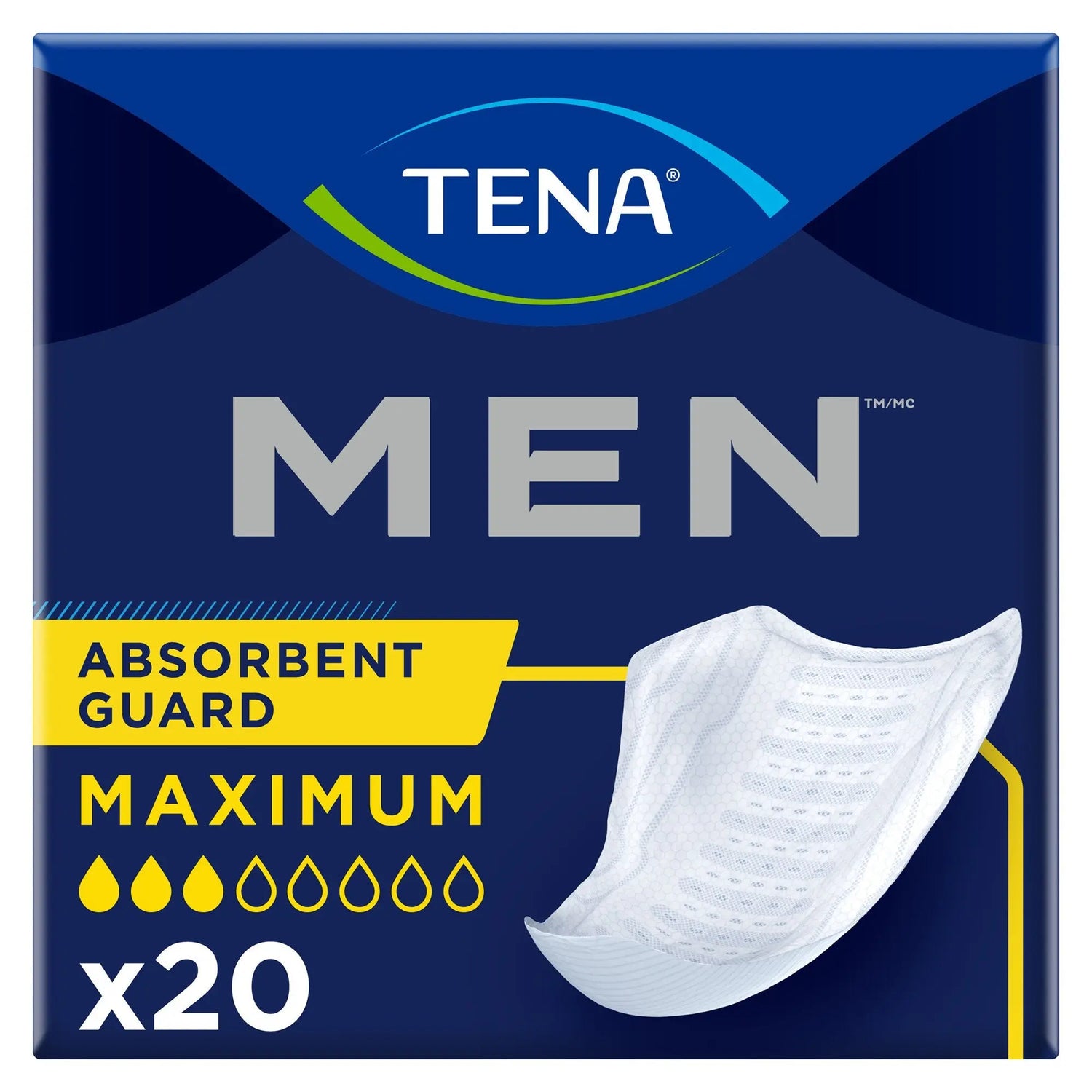TENA® MEN™ Maximum Guards, Bladder Control Pad - getMovility