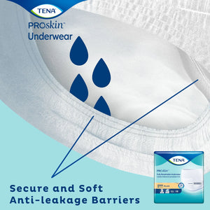 TENA® ProSkin™ Plus Fully Breathable Absorbent Underwear, Large TENA® ProSkin™ Plus