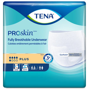 TENA® ProSkin™ Plus Fully Breathable Absorbent Underwear, Medium TENA® ProSkin™ Plus