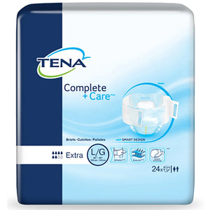 Tena® Complete +Care™ Extra Incontinence Brief, Large TENA® Complete + Care™ Extra