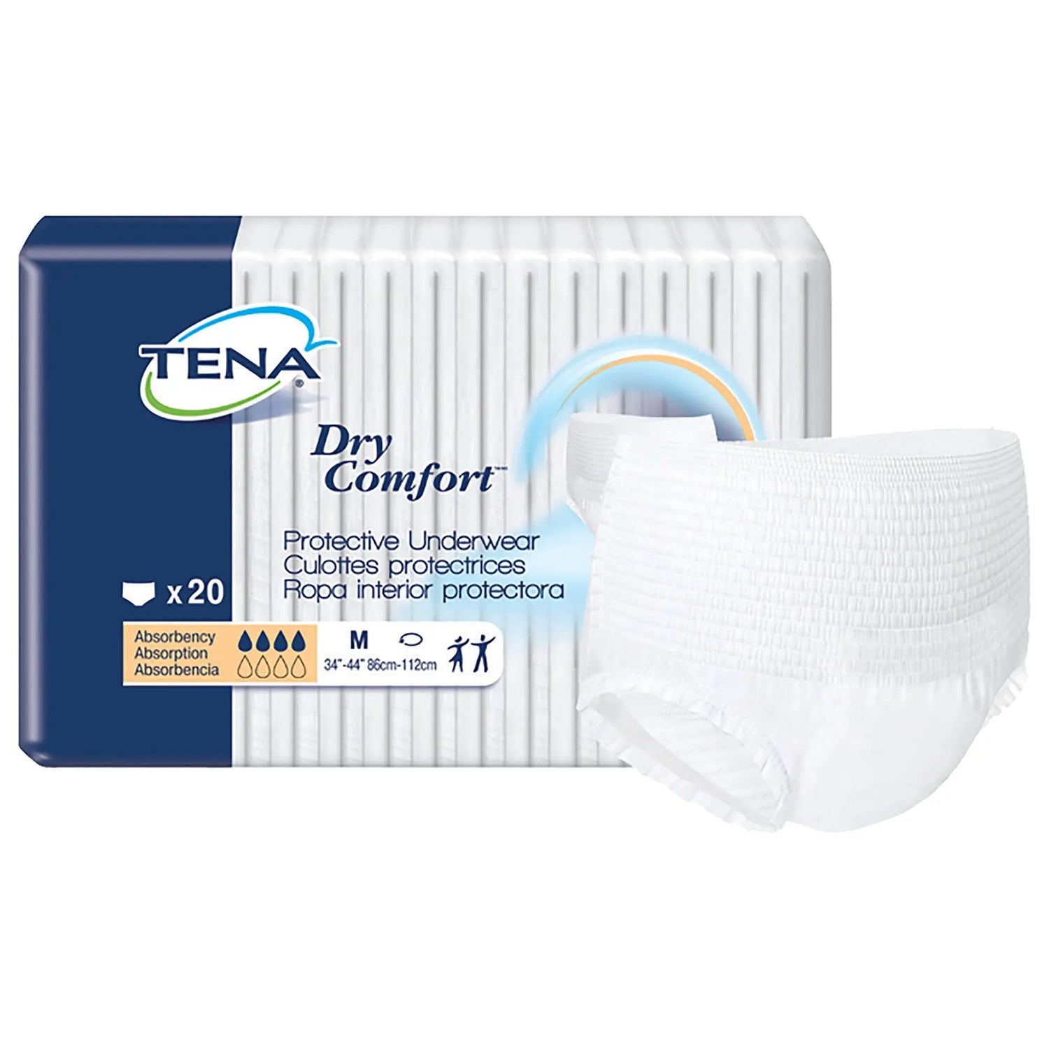Tena® Dry Comfort™ Absorbent Underwear, Medium TENA® Dry Comfort™
