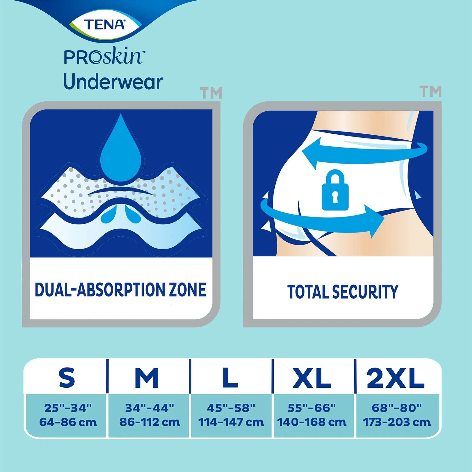 Tena® Extra Absorbent Underwear, Extra Extra Large TENA® ProSkin™ Extra Protective