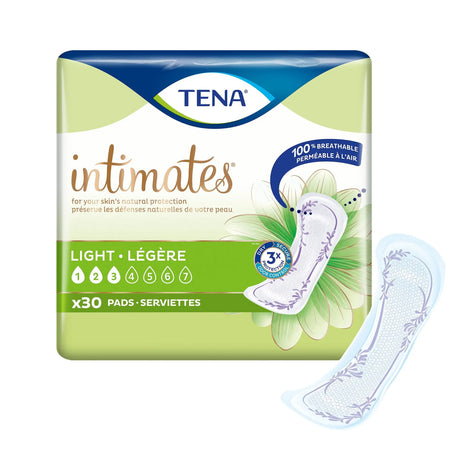 Tena® Intimates™ Ultra Thin Light Pads Regular Bladder Control Pad, 9-Inch Length - getMovility