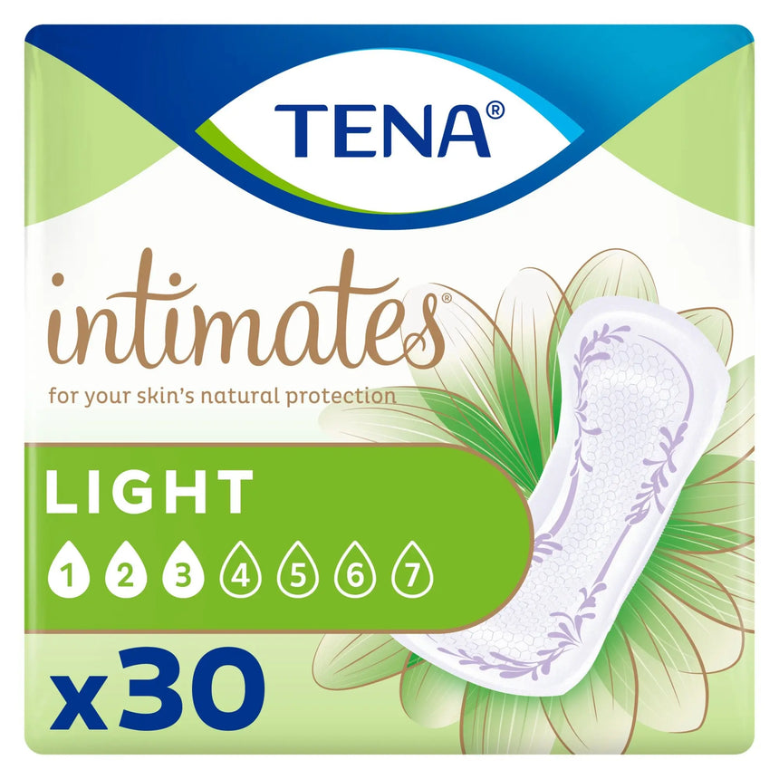 Tena® Intimates™ Ultra Thin Light Pads Regular Bladder Control Pad, 9-Inch Length - getMovility