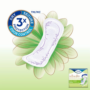 Tena® Intimates™ Ultra Thin Light Pads Regular Bladder Control Pad, 9-Inch Length - getMovility