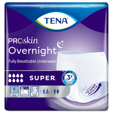 Tena® Overnight Super Absorbent Underwear, Extra Large TENA® ProSkin™ Overnight Super Protective