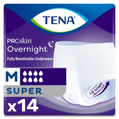 Tena® Overnight Super Absorbent Underwear, Medium TENA® ProSkin™ Overnight Super