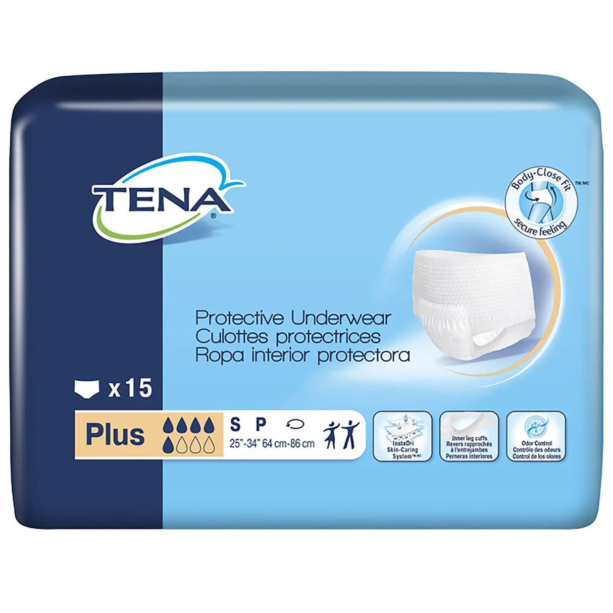 Tena® Plus Absorbent Underwear, Small TENA ProSkin™ Plus Protective