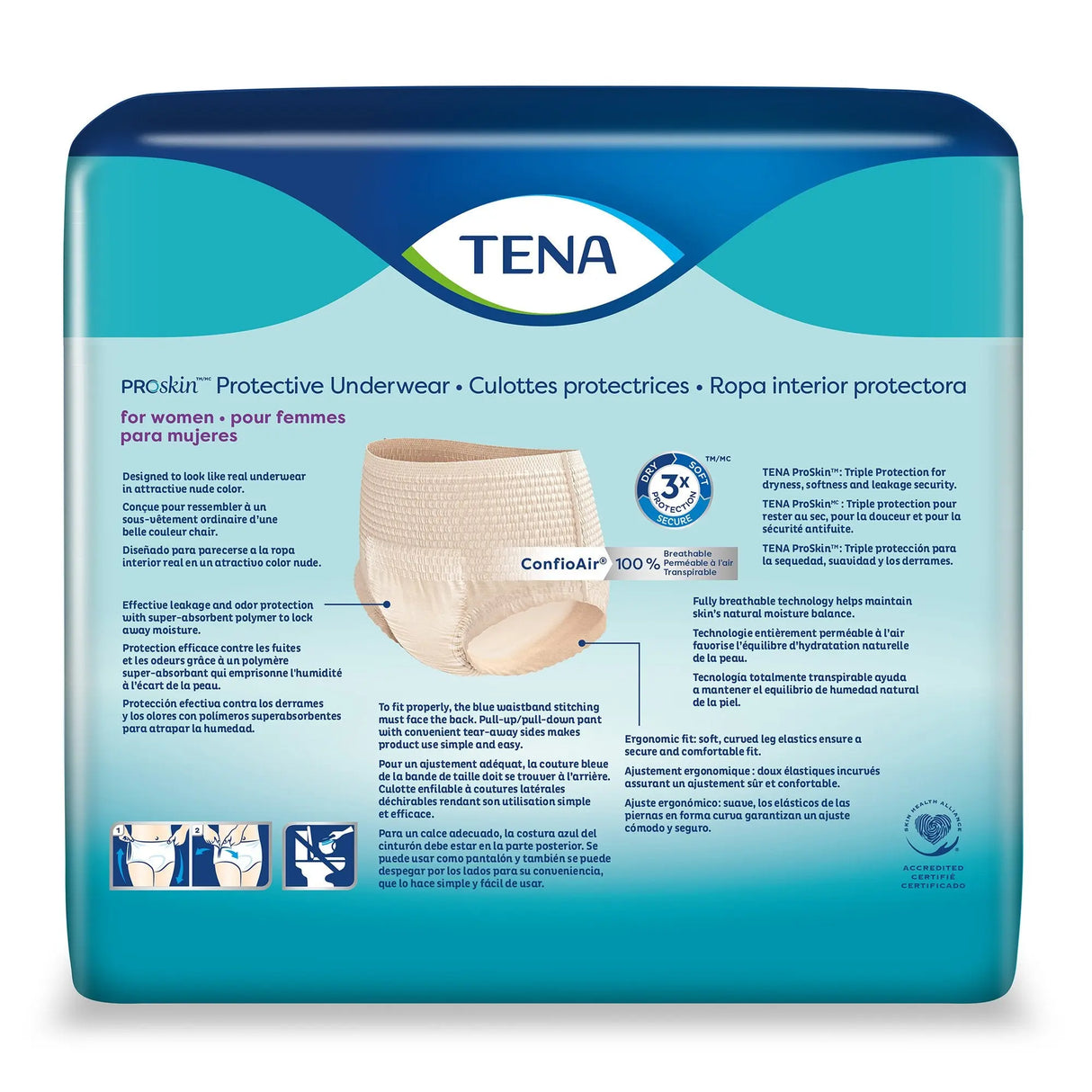 Tena® ProSkin™ Maximum Absorbent Underwear, Extra Large TENA® ProSkin™ Protective