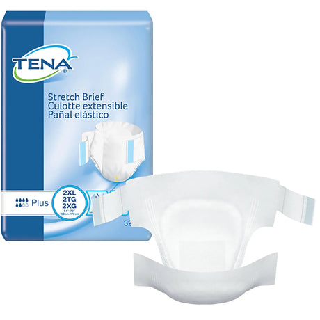 Tena® Stretch™ Plus Incontinence Brief, Extra Extra Large TENA® Stretch™ Plus