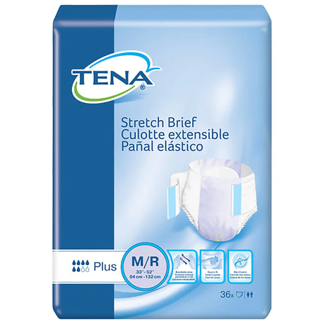 Tena® Stretch™ Plus Incontinence Brief, Medium TENA® Stretch™ Plus