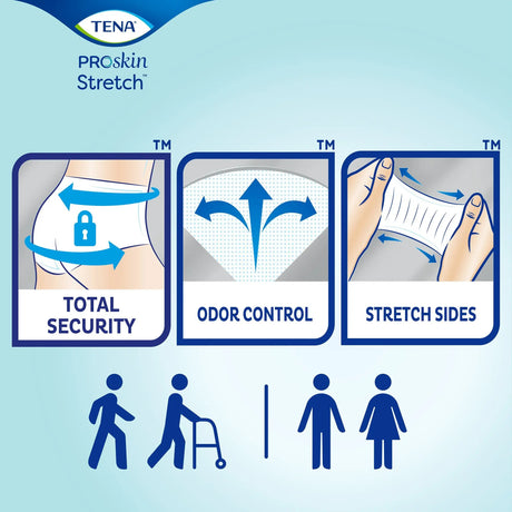 Tena® Stretch™ Ultra Incontinence Brief, Extra Extra Large TENA ProSkin Stretch™ Ultra