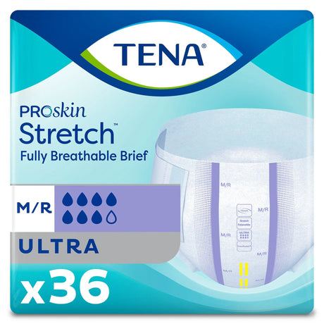 Tena® Stretch™ Ultra Incontinence Brief, Medium TENA ProSkin Stretch™ Ultra