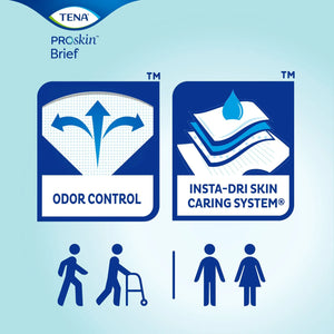 Tena® Ultra Incontinence Brief, Large TENA ProSkin™ Ultra