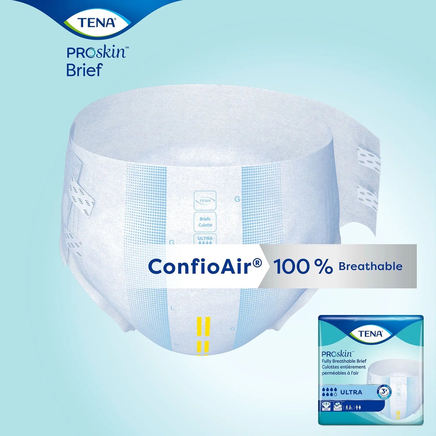 Tena® Ultra Incontinence Brief, Large TENA ProSkin™ Ultra