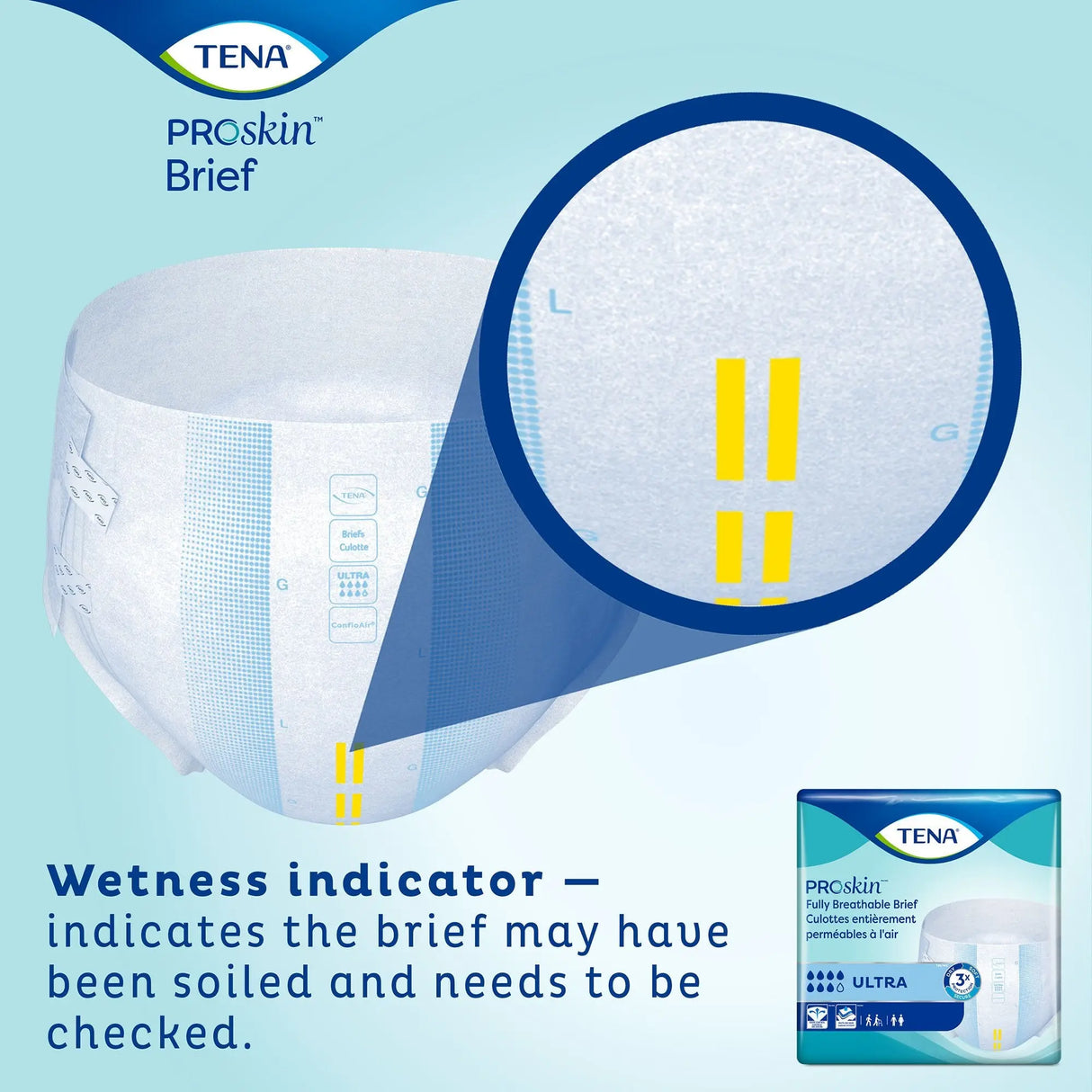 Tena® Ultra Incontinence Brief, Medium TENA ProSkin™ Ultra