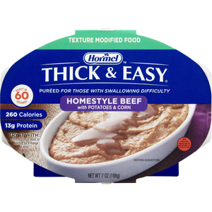 Thick & Easy® Beef with Potatoes and Corn Thickened Food, 7-ounce Tray Thick & Easy® Purees