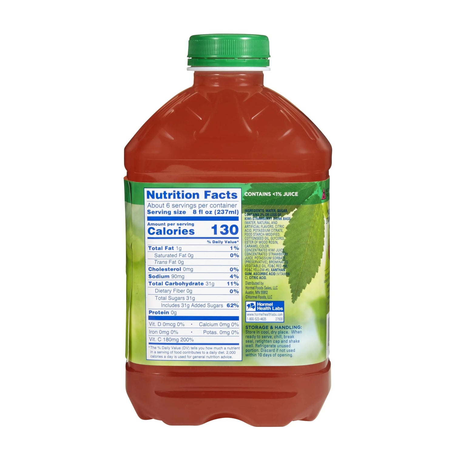 Thick & Easy® Clear Nectar Consistency Kiwi Strawberry Thickened Beverage, 46-ounce Bottle Thick & Easy®