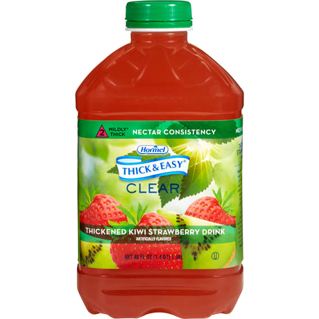 Thick & Easy® Clear Nectar Consistency Kiwi Strawberry Thickened Beverage, 46-ounce Bottle Thick & Easy®